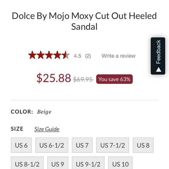 Dolce by Mojo Moxy Laser Cut Heel Side Zippers - Picture 3 of 11